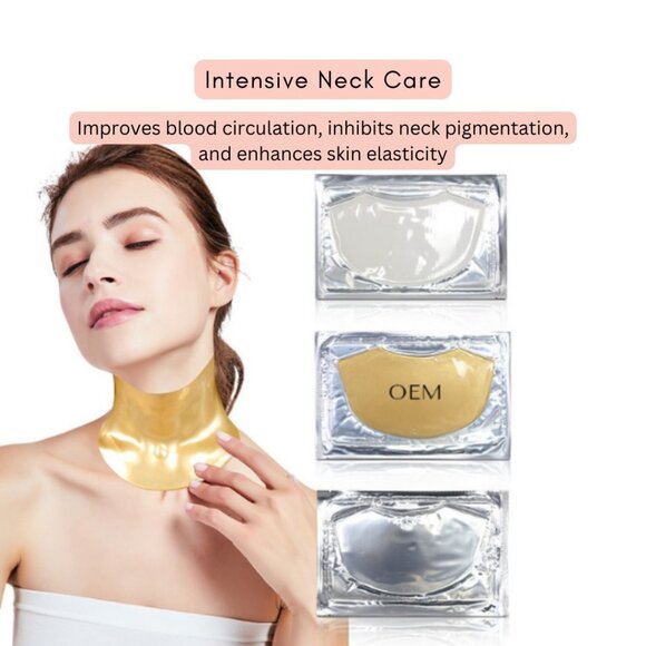 Gold 24k collagen neck mask  & Buttocks Mask Whitening Lift Collagen Pack1 Combo - Picture 5 of 10